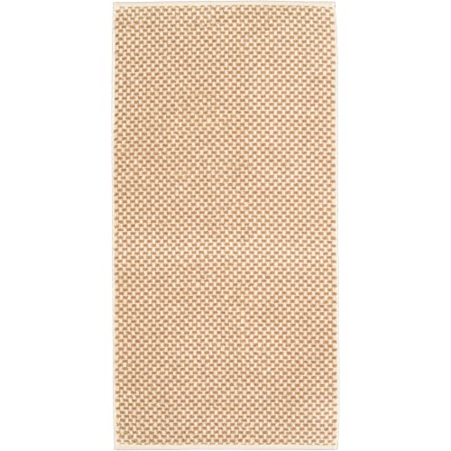 Cawö Home Handtücher Natural Allover 6215 Natur-Caramel - 33 Handtuch 50x100 cm von Cawö