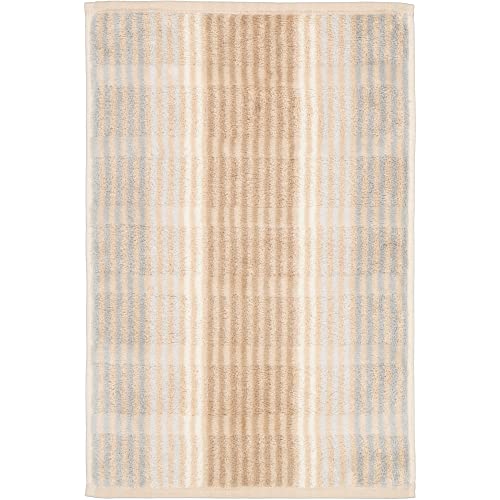 Cawö Home Handtücher Noblesse Cashmere Streifen 1056 Sand - 33 Gästetuch 30x50 cm von Cawö