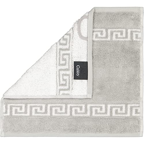 Cawö Home Handtücher Noblesse Duo 1003 Platin - 76 Seiflappen 30x30 cm von Cawö