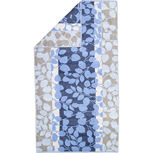 CAWÖ Home Handtücher Noblesse Harmony Floral 1086 Sky - 17 Duschtuch 80x160 cm von Cawö