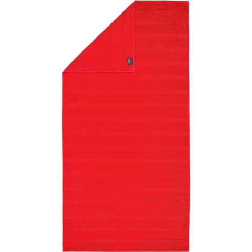 Cawö Home Handtücher Noblesse2 Uni 1002 rot - 203 Duschtuch 80x160 cm von Cawö