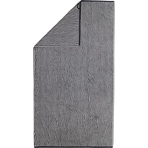 Cawö Home Handtücher Zoom Streifen 121 schwarz - 97 Duschtuch 80x150 cm von Cawö