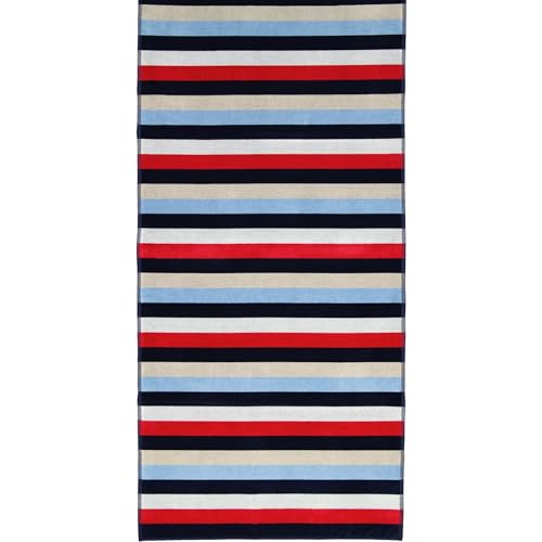 Cawö Home Strandtücher Beach Streifen 5575 Multicolor - 12 80x180 cm von Cawö