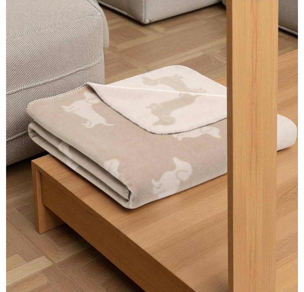 Wohndecke Wohndecke WE LOVE DOGS Dackel 62460 von Cawö in Natur/Beige, Cawö Home Wohndecke Wohndecke WE LOVE DOGS Dackel 62460 von Cawö in Natur/Beige, Cawö Home von Cawö Home