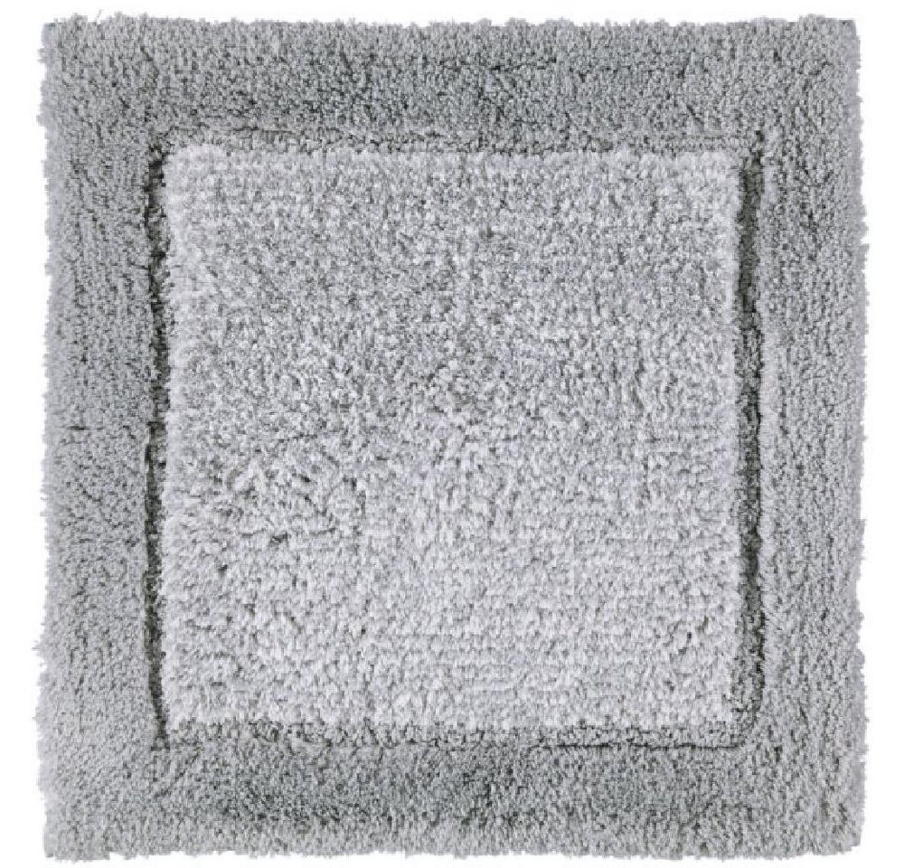 Cawö Badematte Badteppich Two-Tone Platin (60x60cm) von Cawö