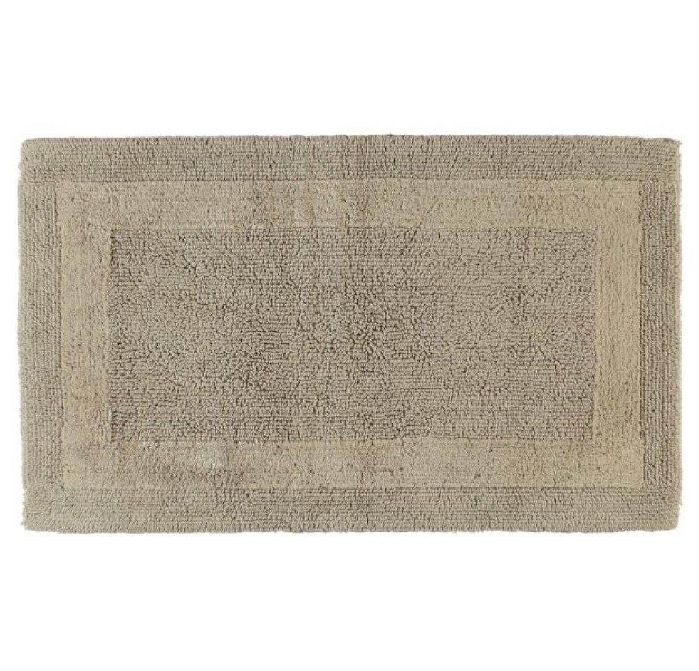 Cawö Badematte Wende-Badteppich Luxus Uni Sand (60x100cm) von Cawö