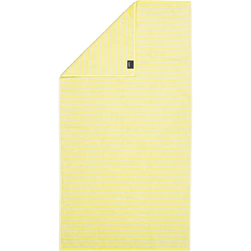 Cawö Home Handtücher Campus Ringel 955 Lemon - 57 Duschtuch 70x140 cm von Cawö