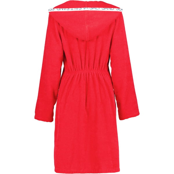 Cawö Damen Bademantel Sea Salt Sand 3101 Kapuze kurz RV - Farbe: rot - 203 - S Cawö Damen Bademantel Sea Salt Sand 3101 Kapuze kurz RV - Farbe: rot - 203 - S