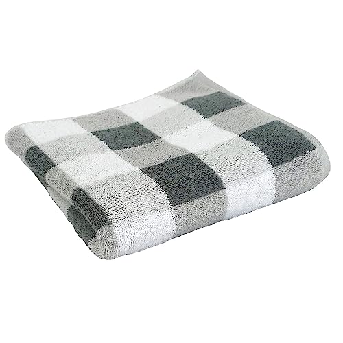 Cawö Duschtuch 933 Kariert | 77 platin - 70 x 140 cm von Cawö
