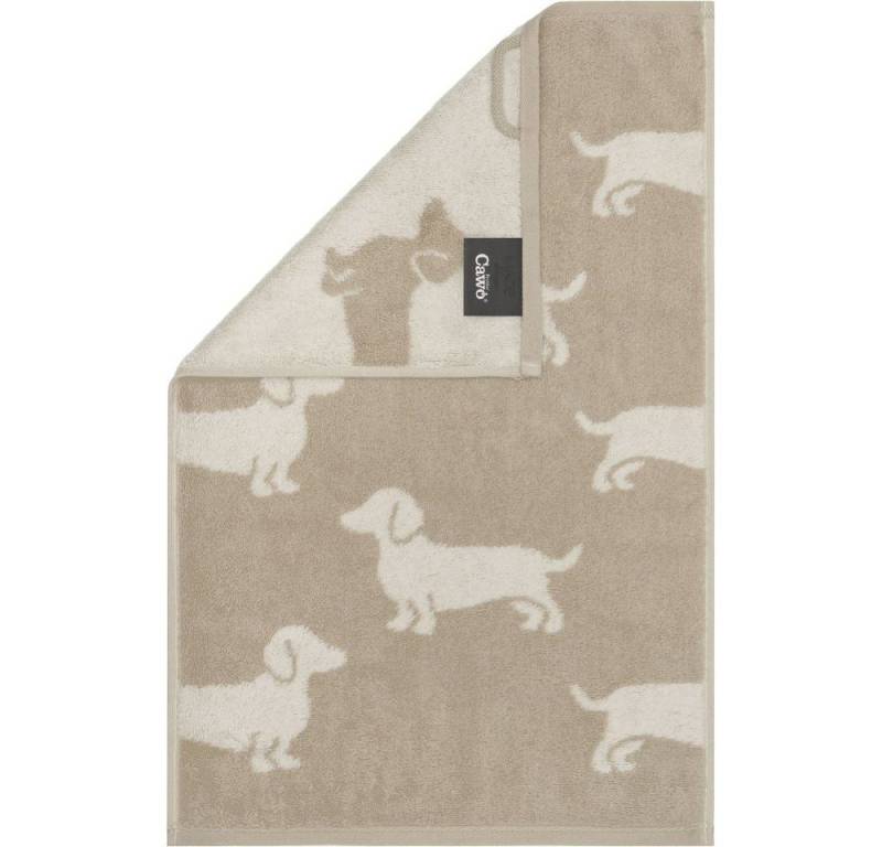 Cawö Handtuch Cawö Gästetuch, Handtuch oder Duschtuch We love Dogs 6246, 100% Baumwolle von Cawö