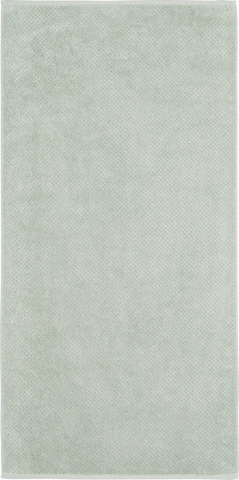 Cawö Handtuch Handtuch "Pure uni", Walk-Frottier Uni von Cawö