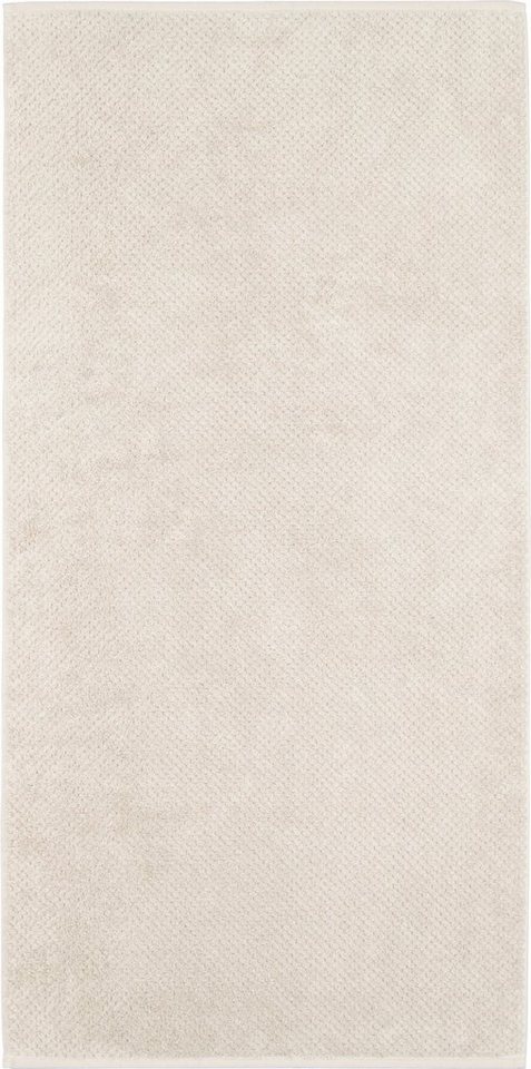Cawö Handtuch Handtuch "Pure uni", Walk-Frottier Uni von Cawö