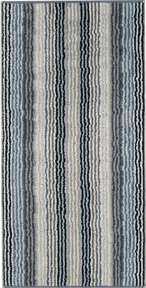 Cawö Handtuch Handtuch "Unique Streifen", Jacquard, Walk-Frottier Streifen von Cawö