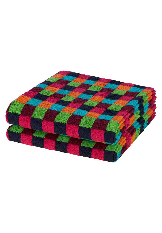 Cawö Handtuch Set 2er Pack Lifestyle, Baumwolle (Spar-Set, 2-St), 2 X Duschtuch im Set - Baumwolle - Strapazierfähig von Cawö