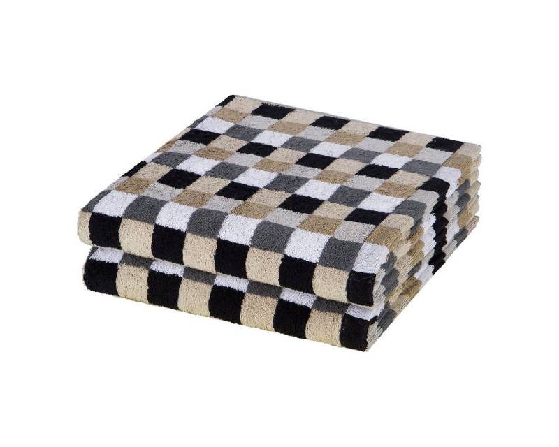Cawö Handtuch Set Lifestyle, Walkfrottee (Spar-Set, 2-St), 2 X Duschtuch im Set - Baumwolle - Saugstark - Weich und pflegeleicht von Cawö