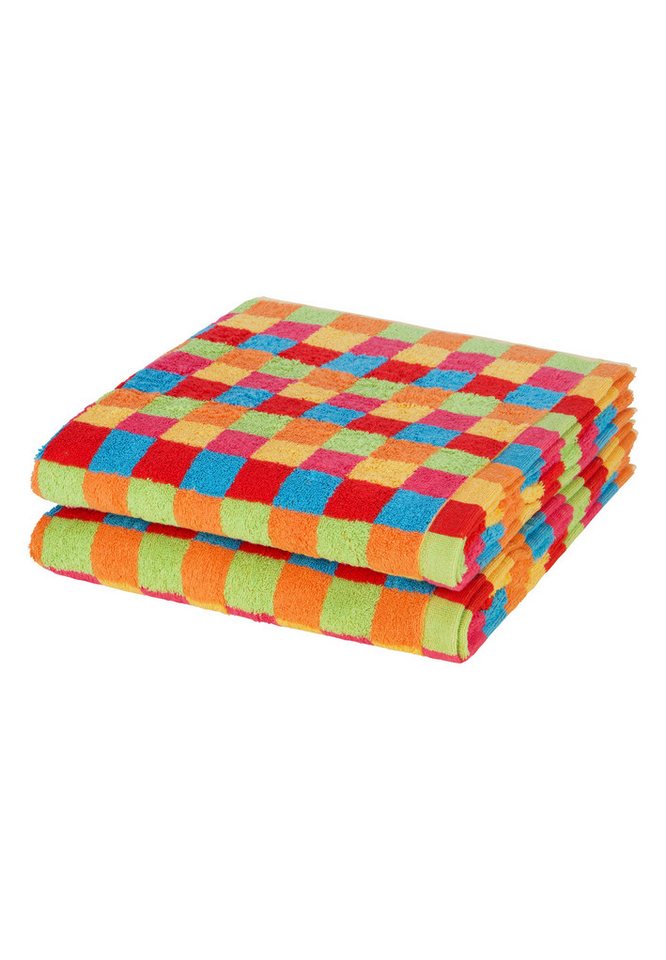 Cawö Handtuch Set 2er Pack Lifestyle, Baumwolle (Spar-Set, 2-St), 2 X Duschtuch im Set - Baumwolle - Strapazierfähig von Cawö