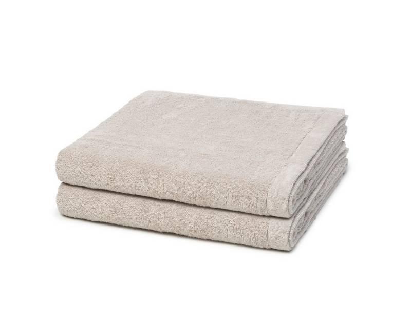 Cawö Handtuch Set Lifestyle, Walkfrottee (Spar-Set, 2-St), 2 X Duschtuch im Set - Baumwolle - Saugstark von Cawö