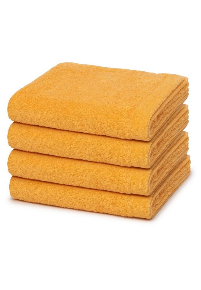 Cawö Handtuch Set Lifestyle, Walkfrottee (Spar-Set, 4-St), 4 X Handtuch im Set - Baumwolle - Weich und extra flauschig von Cawö