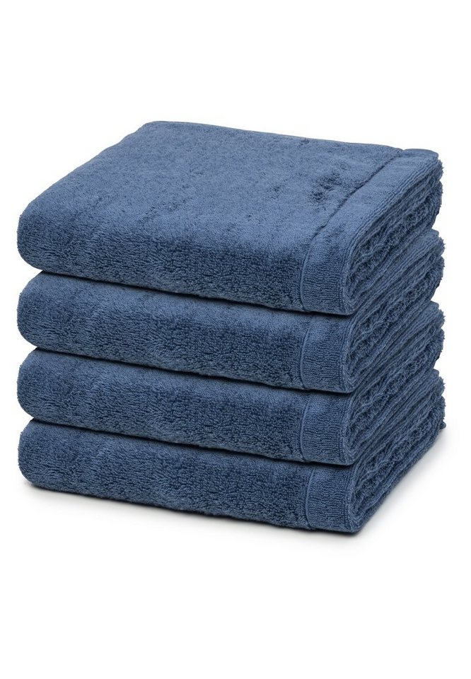 Cawö Handtuch Set Lifestyle, Walkfrottee (Spar-Set, 4-St), 4 X Handtuch im Set - Baumwolle - Weich und extra flauschig von Cawö