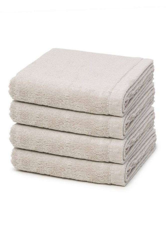Cawö Handtuch Set Lifestyle, Walkfrottee, (Spar-Set, 4-tlg), 4 X Handtuch im Set - Baumwolle - Weich und extra flauschig von Cawö
