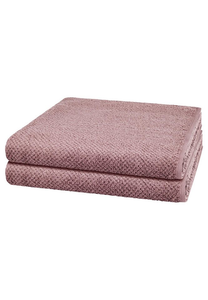 Cawö Handtuch Set Pure, Walkfrottee (Spar-Set, 2-St), 2 X Duschtuch im Set - Baumwolle - Saugstark Cawö Handtuch Set Pure, Walkfrottee (Spar-Set, 2-St), 2 X Duschtuch im Set - Baumwolle - Saugstark von Cawö