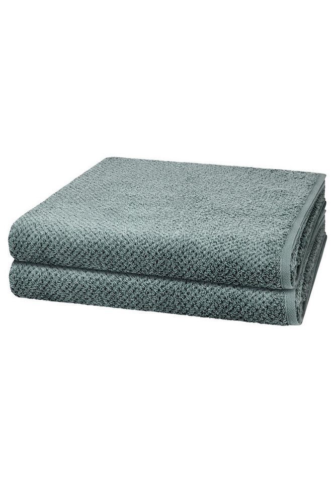 Cawö Handtuch Set Pure, Walkfrottee (Spar-Set, 2-St), 2 X Duschtuch im Set - Baumwolle - Saugstark Cawö Handtuch Set Pure, Walkfrottee (Spar-Set, 2-St), 2 X Duschtuch im Set - Baumwolle - Saugstark von Cawö