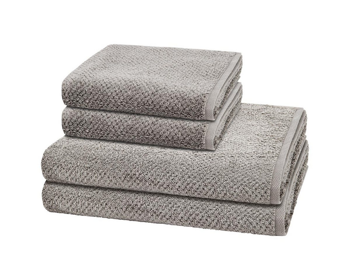 Cawö Handtuch Set Pure, Walkfrottee (Spar-Set, 4-St), 2 X Handtuch 2 X Duschtuch im Set - Baumwolle - Saugstark Cawö Handtuch Set Pure, Walkfrottee (Spar-Set, 4-St), 2 X Handtuch 2 X Duschtuch im Set - Baumwolle - Saugstark von Cawö