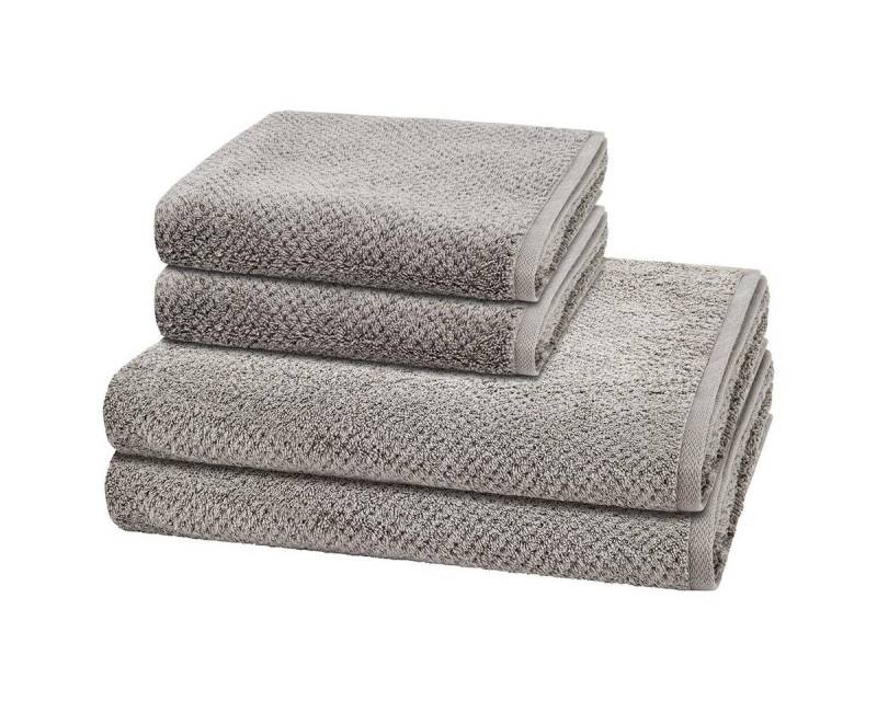 Cawö Handtuch Set Pure, Walkfrottee (Spar-Set, 4-St), 2 X Handtuch 2 X Duschtuch im Set - Baumwolle - Saugstark Cawö Handtuch Set Pure, Walkfrottee (Spar-Set, 4-St), 2 X Handtuch 2 X Duschtuch im Set - Baumwolle - Saugstark von Cawö