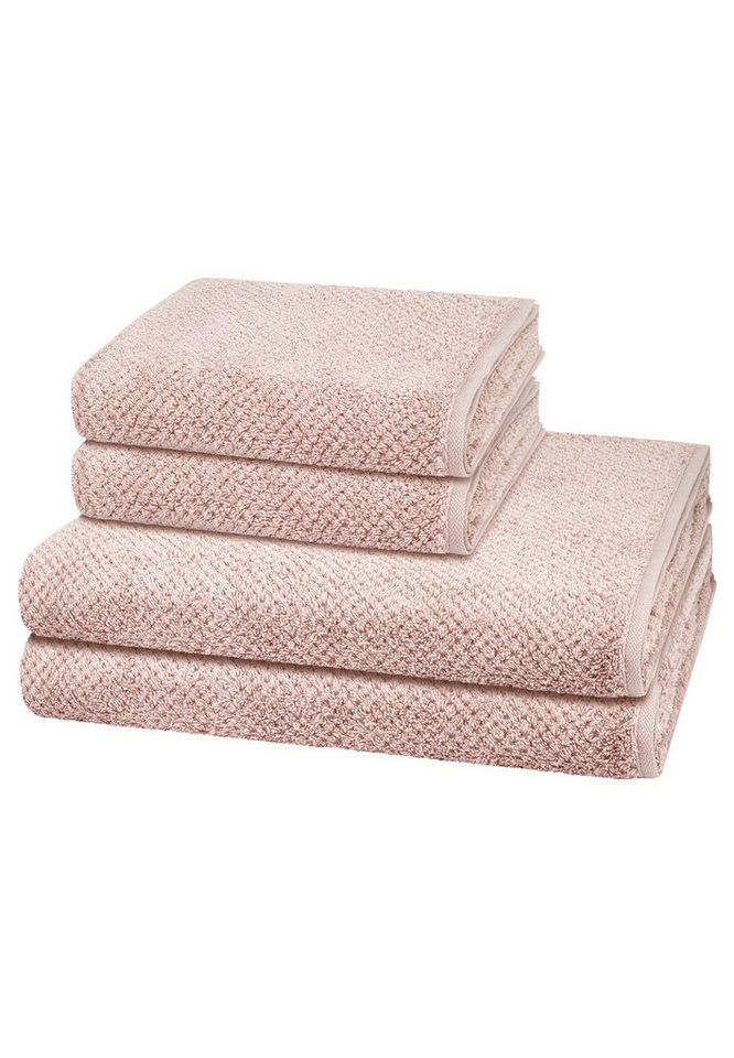 Cawö Handtuch Set Pure, Walkfrottee (Spar-Set, 4-St), 2 X Handtuch 2 X Duschtuch im Set - Baumwolle - Saugstark Cawö Handtuch Set Pure, Walkfrottee (Spar-Set, 4-St), 2 X Handtuch 2 X Duschtuch im Set - Baumwolle - Saugstark von Cawö