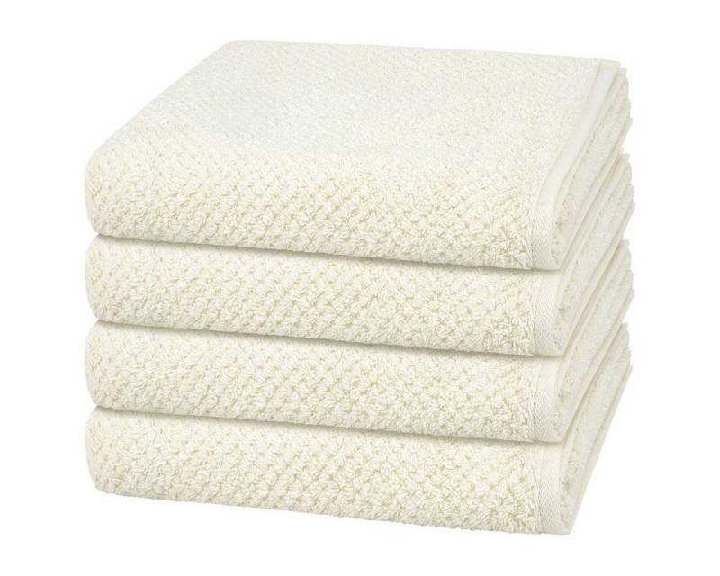 Cawö Handtuch Set Pure, Walkfrottee (Spar-Set, 4-St), 4 X Handtuch im Set - Baumwolle - Saugstark Cawö Handtuch Set Pure, Walkfrottee (Spar-Set, 4-St), 4 X Handtuch im Set - Baumwolle - Saugstark von Cawö