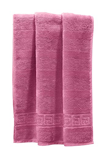 Cawö Handtuch 1001 Noblesse Walk-Frottier rosa Größe 50x100 cm von Cawö