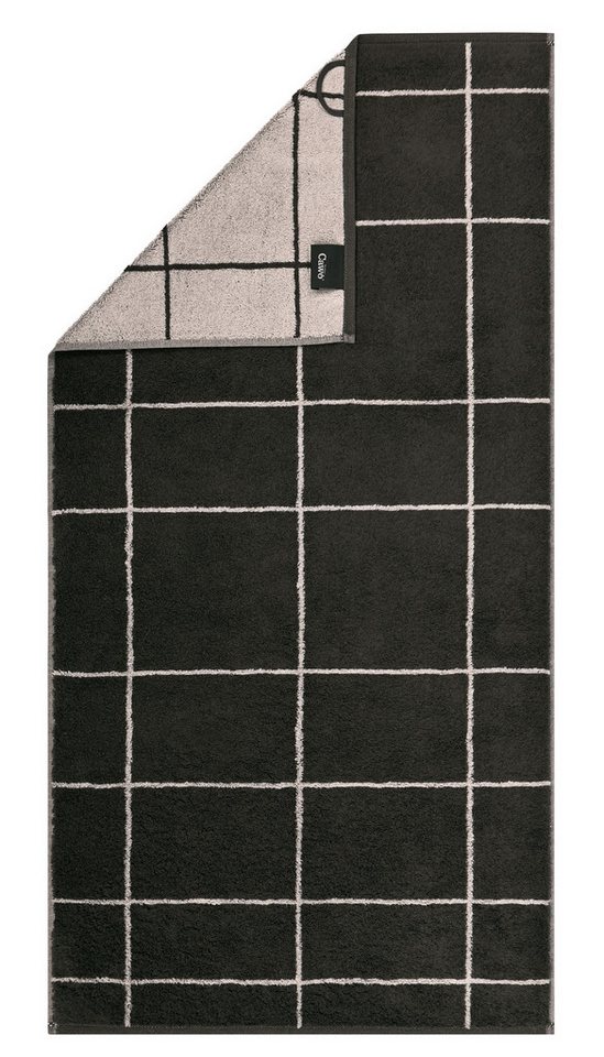 Cawö Handtücher Cawö Duschtuch Atelier 6240, 77 basalt, Baumwolle (1-St) von Cawö