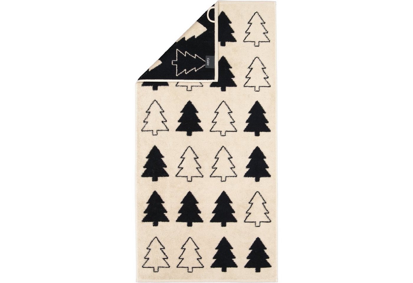 Cawö Handtücher Christmas Edition Tannenbäume 794, 100% Baumwolle von Cawö