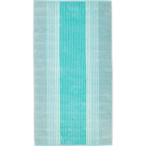 Cawö Home Handtücher Noblesse Cashmere Streifen 1056 Mint - 14 Duschtuch 80x150 cm von Cawö