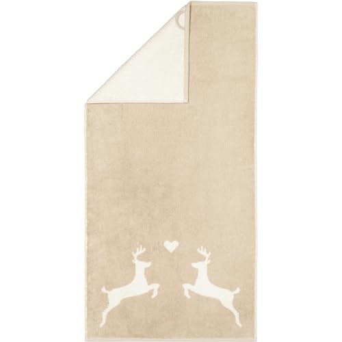 Cawö Handtücher Alpenchic Edition Hirsche 6228 Natur - 33 von Cawö