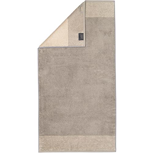 Cawö Home Handtücher Luxury Home Two-Tone 590 Graphit - 70 Handtuch 50x100 cm von Cawö