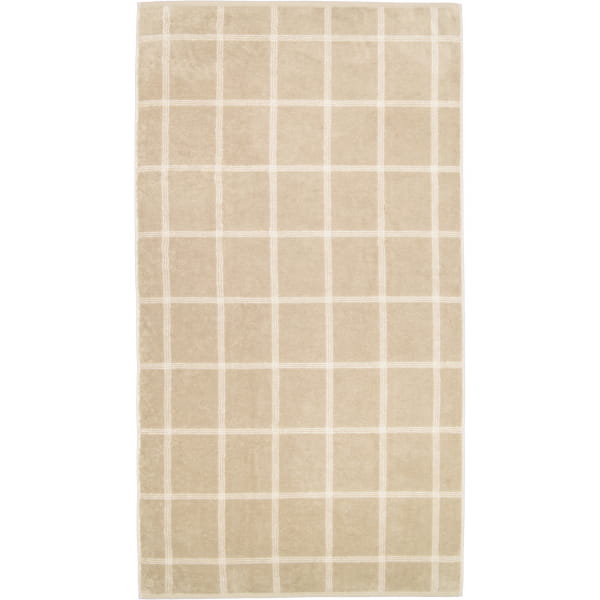 Cawö - Luxury Home Two-Tone Grafik 604 - Farbe: sand - 33 - Duschtuch 80x150 cm