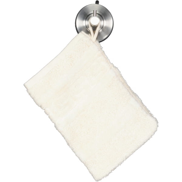 Cawö - Noblesse Uni 1001 - Farbe: 351 - natur - Waschhandschuh 16x22 cm