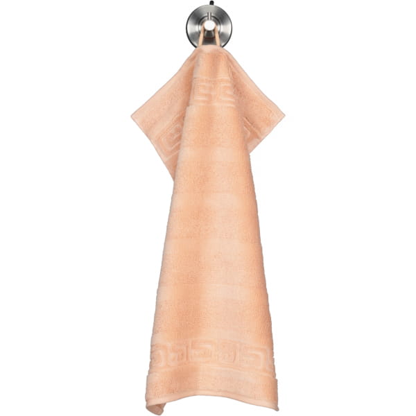 Cawö - Noblesse Uni 1001 - Farbe: 368 - lachs - Gästetuch 30x50 cm