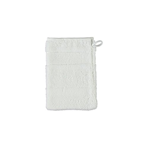 Cawö Noblesse Waschhandschuh - weiß - Größe 16x22 cm von Cawö