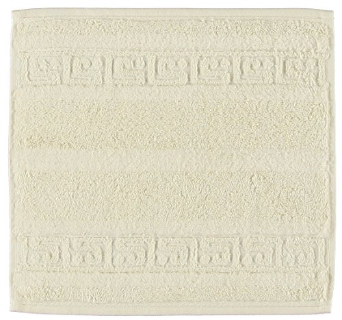 Cawö Seiftuch 1001 Noblesse Walk-Frottier Natur Größe 30x30 cm von Cawö