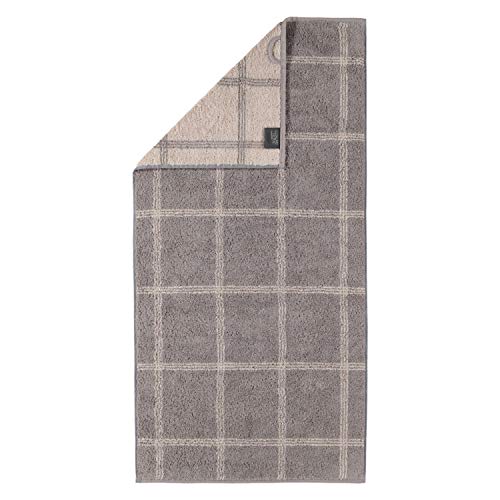 Cawö Luxury Home Handtuch Two-Tone 604 | 70 Graphit - 50 x 100 von Cawö