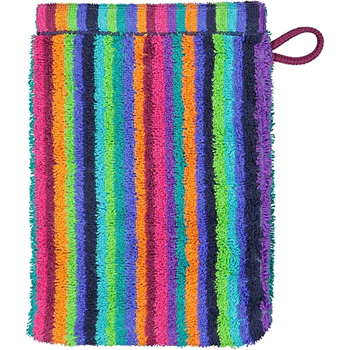 Cawö Home Handtücher Life Style Streifen 7048 Multicolor - 84 Waschhandschuh 16x22 cm von Cawö