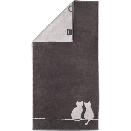 Handtücher Cute Cats Edition You & Me 6263 Basalt/Platin - 77 von Cawö