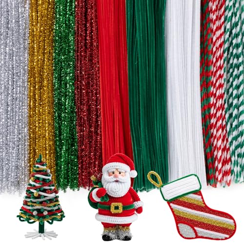 Caydo 500 Pieces Christmas Pipe Cleaners, Chenille Stems, Pipe Cleaner Crafts for DIY Art and Craft Projects Creative Gift Party Decorations Caydo 500 Pieces Christmas Pipe Cleaners, Chenille Stems, Pipe Cleaner Crafts for DIY Art and Craft Projects Creative Gift Party Decorations von Caydo