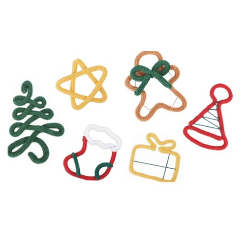 Caydo i Cord Weihnachtsdekorationsset mit 24 Mustern, 7 Acrylgarnen und 15,2 m Basteldraht-Sets für Anfänger, DIY-Weihnachtsbastelset, Stricken lernen mit iCord Maker Werkzeug Caydo i Cord Weihnachtsdekorationsset mit 24 Mustern, 7 Acrylgarnen und 15,2 m Basteldraht-Sets für Anfänger, DIY-Weihnachtsbastelset, Stricken lernen mit iCord Maker Werkzeug von Caydo