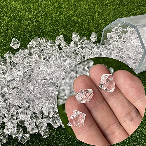 Cayway Miniatur Puppenhaus Set, 14mm Acryl Gefälschte Eiswürfel für Puppenhaus Tassen Bestreuen Dekorationen, Klare Eiswürfel aus Kunststoff für Puppenhaus Lebensmittelzubehör für Die Küche Cayway Miniatur Puppenhaus Set, 14mm Acryl Gefälschte Eiswürfel für Puppenhaus Tassen Bestreuen Dekorationen, Klare Eiswürfel aus Kunststoff für Puppenhaus Lebensmittelzubehör für Die Küche von Cayway