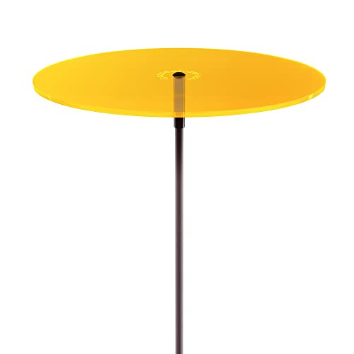 Cazador-del-sol ® - das Original | UNO | 1 Stück | Sonnenfänger-Scheibe gelb | Durchmesser 20 cm | Höhe 175 cm von Cazador-del-sol