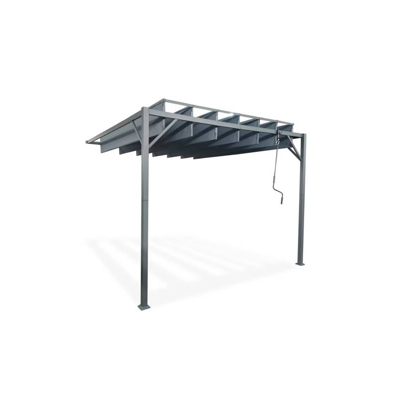 Cazeboo Lamellendach Bahia 300L300 Wandmontage Anthrazitgrau Cazeboo Lamellendach Bahia 300L300 Wandmontage Anthrazitgrau von Cazeboo