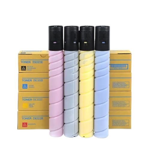 4 Packung kompatibel mit TN321 Tonerpatronen Set C224 C284 C364 C224E C284E C364E 7822 7828 CMYK von CbErFVK